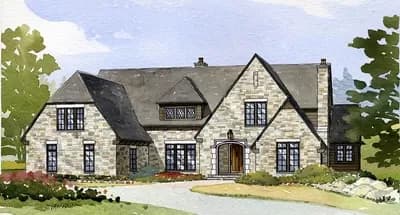 Distinguished Tudor House Plan