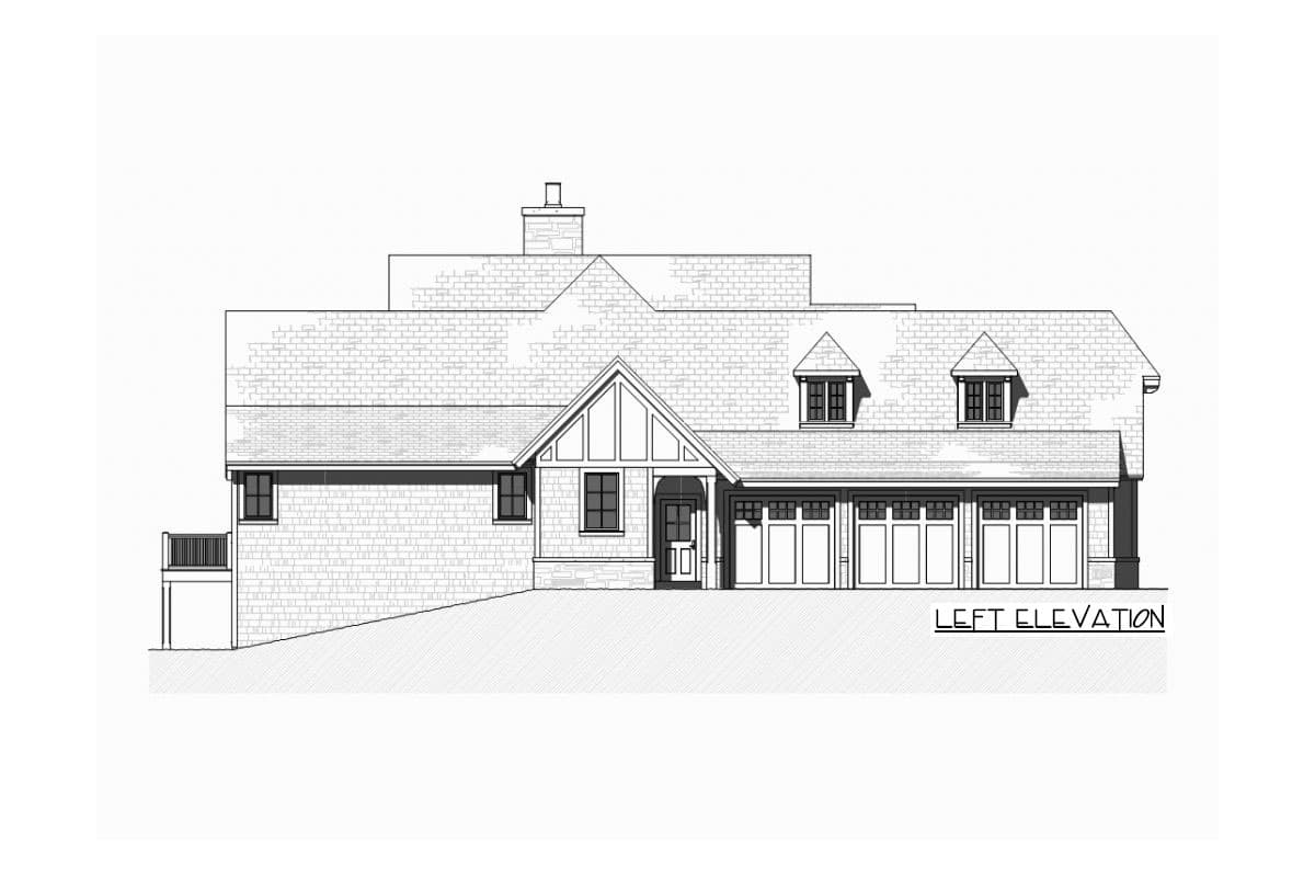Plan 970038VC: Tudor House Plan with Optional Finished Lower Level - Image #9 - European, New American, Tudor
