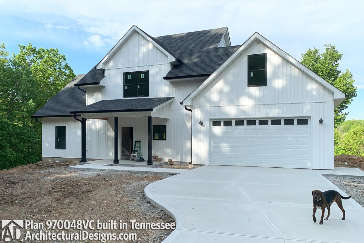 build gallery item - Farmhouse Plan 970048VC Comes to Life in Tennessee
