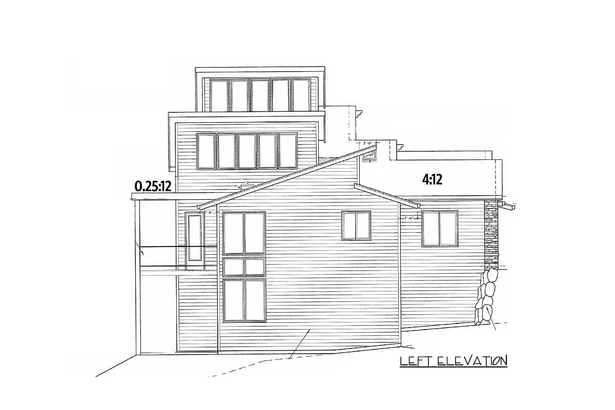 Plan 85167MS: Smash Hit Modern House Plan with Two Master Suites - Image #4 - Mid Century Modern, Modern, Northwest