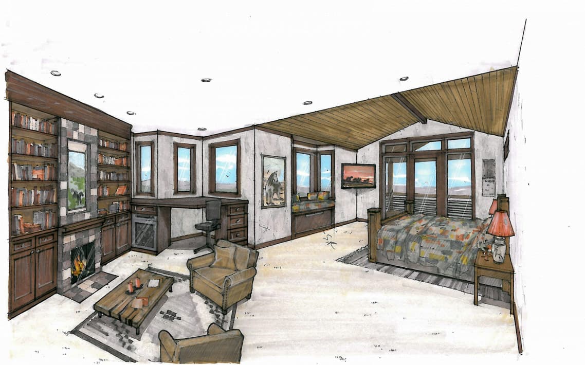 Plan 85177MS: Prairie House Plan with Balcony Bridge - Image #34 - Contemporary, Northwest, Prairie