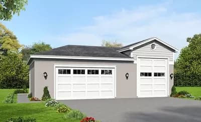RV Garage Plan with Options