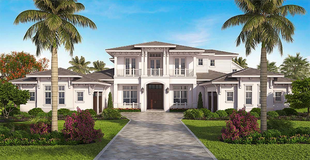 Plan 86051BW: Spacious Tropical House Plan - 5464 Sq Ft - Architectural Designs - Image #15 - Coastal, Coastal Contemporary, European, Florida-Style, Southern