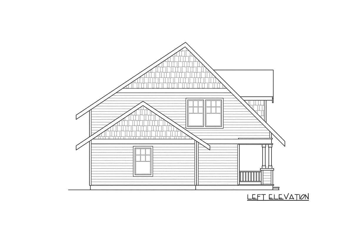 Plan 72880DA: Cost-Friendly Craftsman with Full-Width Front Porch - Image #7 - Bungalow, Country, Craftsman
