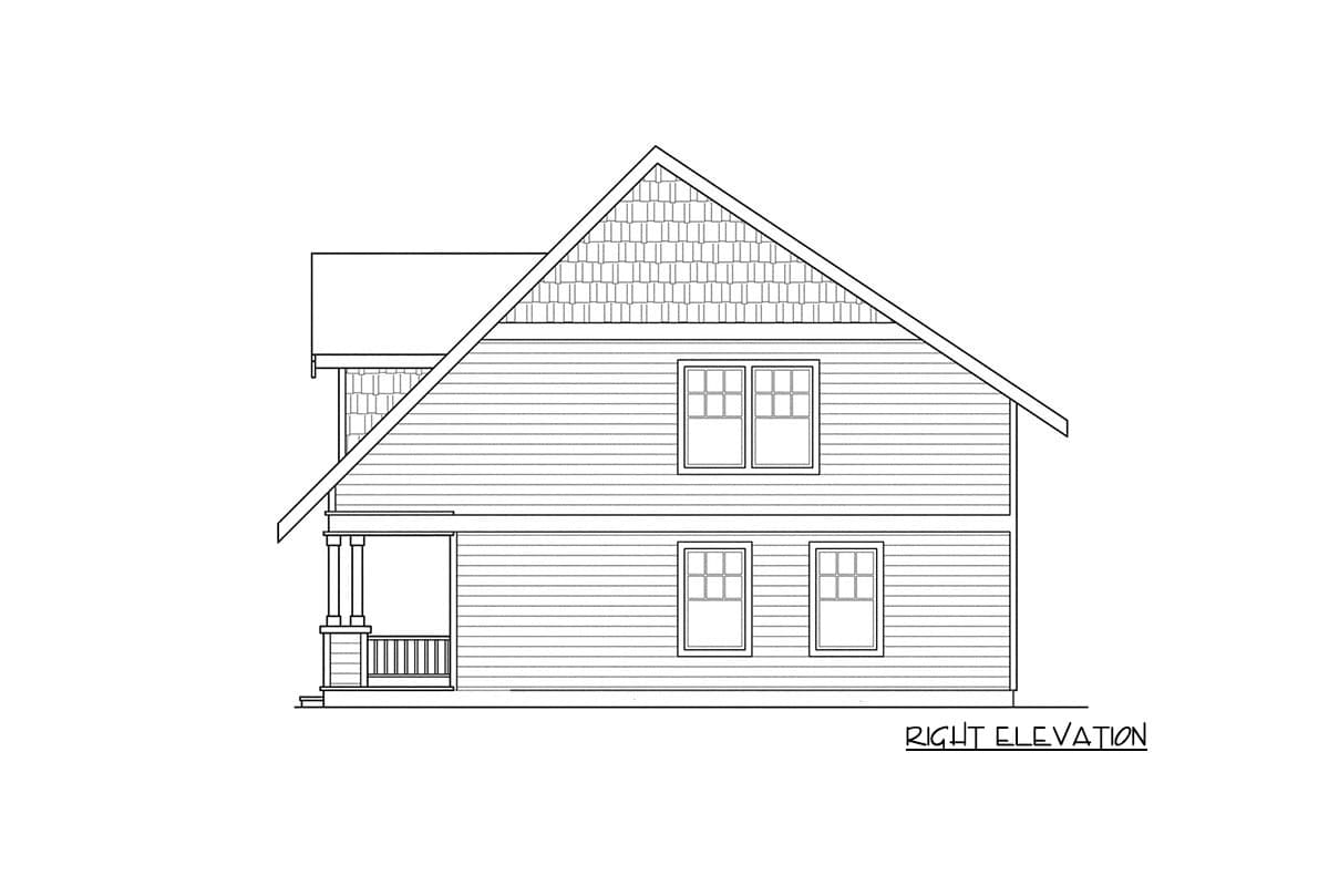Plan 72880DA: Cost-Friendly Craftsman with Full-Width Front Porch - Image #9 - Bungalow, Country, Craftsman