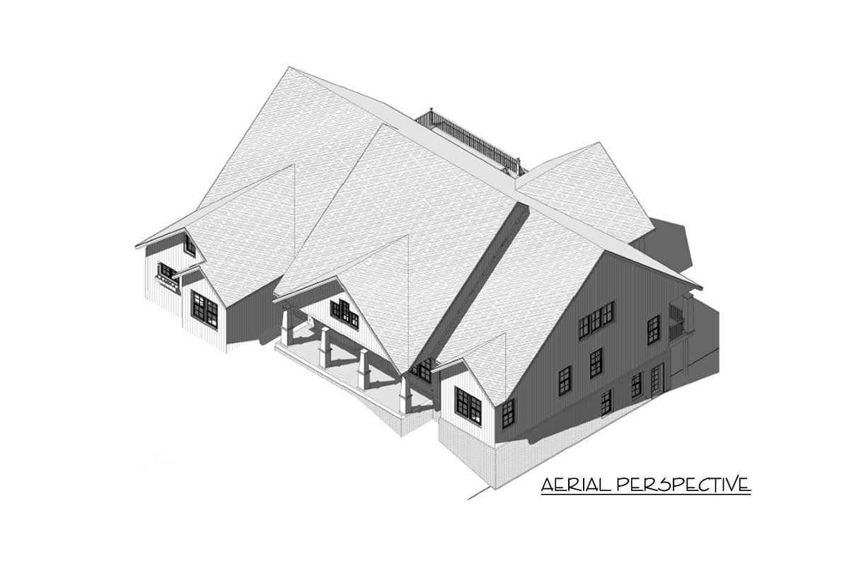 Plan 46309LA: Handsome and Spacious Craftsman House Plan - Image #7 - Craftsman, Northwest
