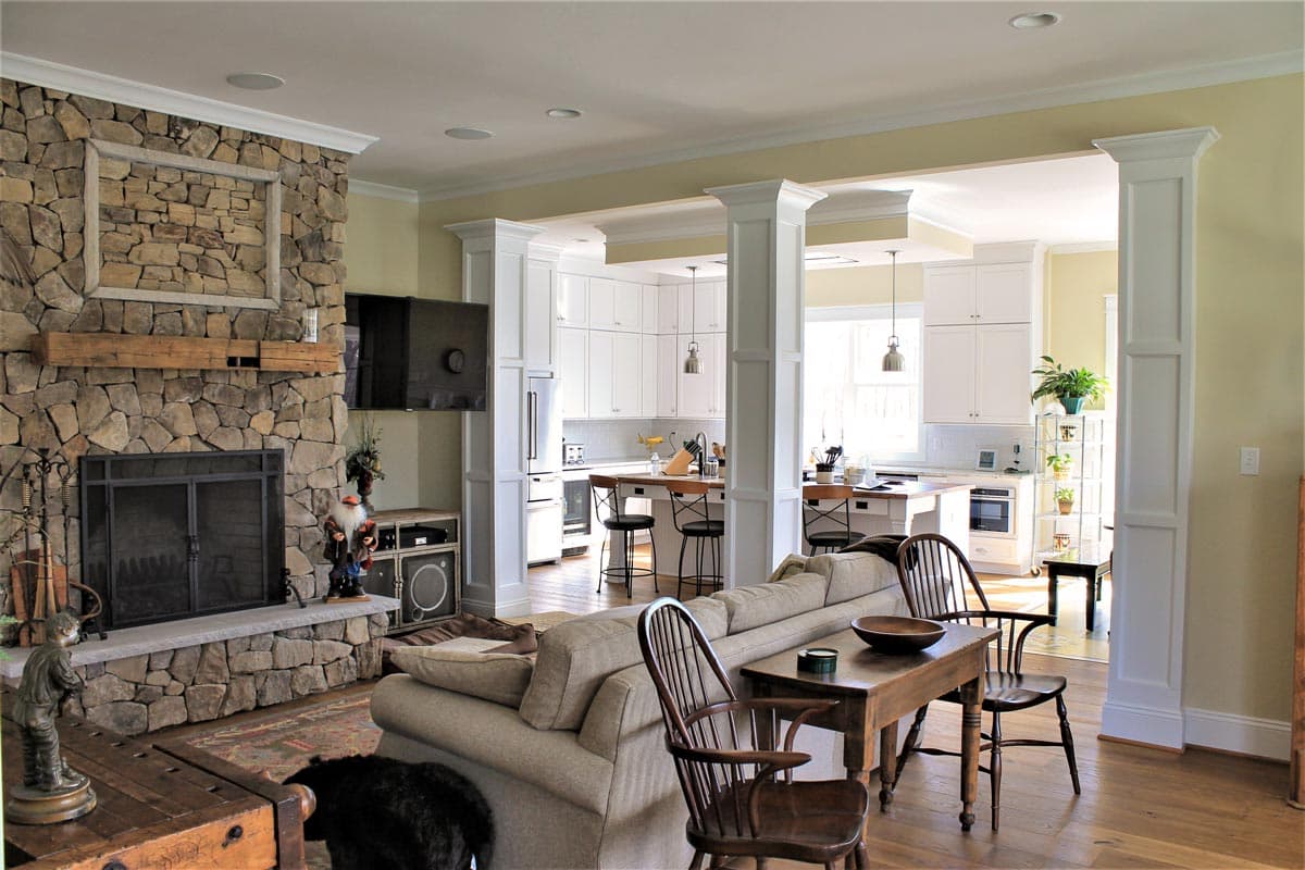 Plan 500018VV: Quintessential American Farmhouse with Detached Garage and Breezeway - 3134 Sq Ft - Image #10 - Cottage, Country, Farmhouse, Modern Farmhouse, New American, Southern, Traditional