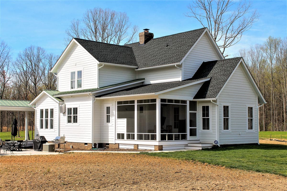 Plan 500018VV: Quintessential American Farmhouse with Detached Garage and Breezeway - 3134 Sq Ft - Image #5 - Cottage, Country, Farmhouse, Modern Farmhouse, New American, Southern, Traditional