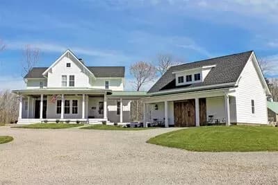 Quintessential American Farmhouse with Detached Garage and Breezeway - 3134 Sq Ft