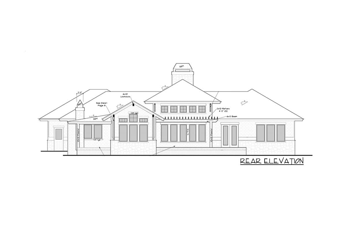Plan 95039RW: Craftsman House Plan with Striking Entry Porch - Image #23 - Craftsman, Mountain, New American, Northwest, Rustic