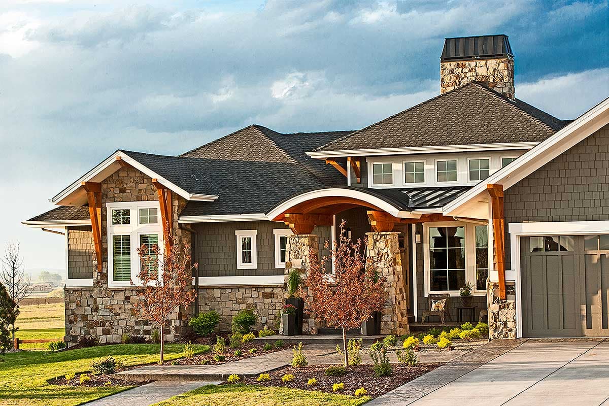 Plan 95039RW: Craftsman House Plan with Striking Entry Porch - Image #5 - Craftsman, Mountain, New American, Northwest, Rustic