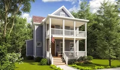 Southern House Plan with Two Master Bedrooms