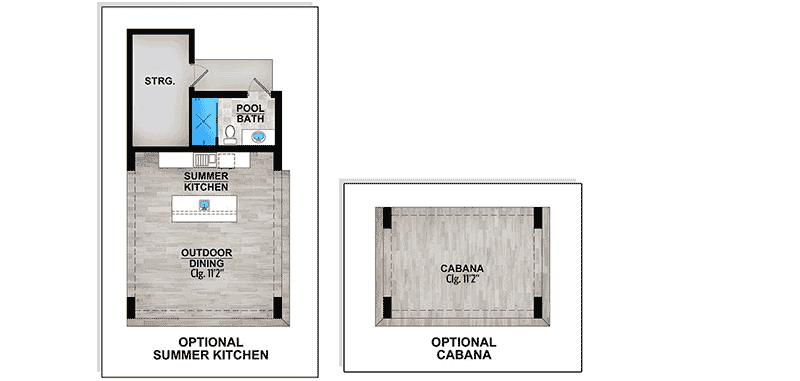 Plan 86052BS: Marvelous Contemporary House Plan with Options - Floor Plan - Options - Contemporary, Florida-Style, Mid Century Modern, Modern