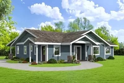 Northwest Style Ranch House Plan