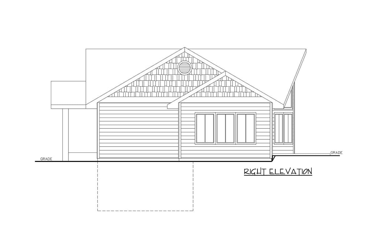 Plan 35562GH: Two Bedroom Ranch with Sun Room - Image #4 - Ranch