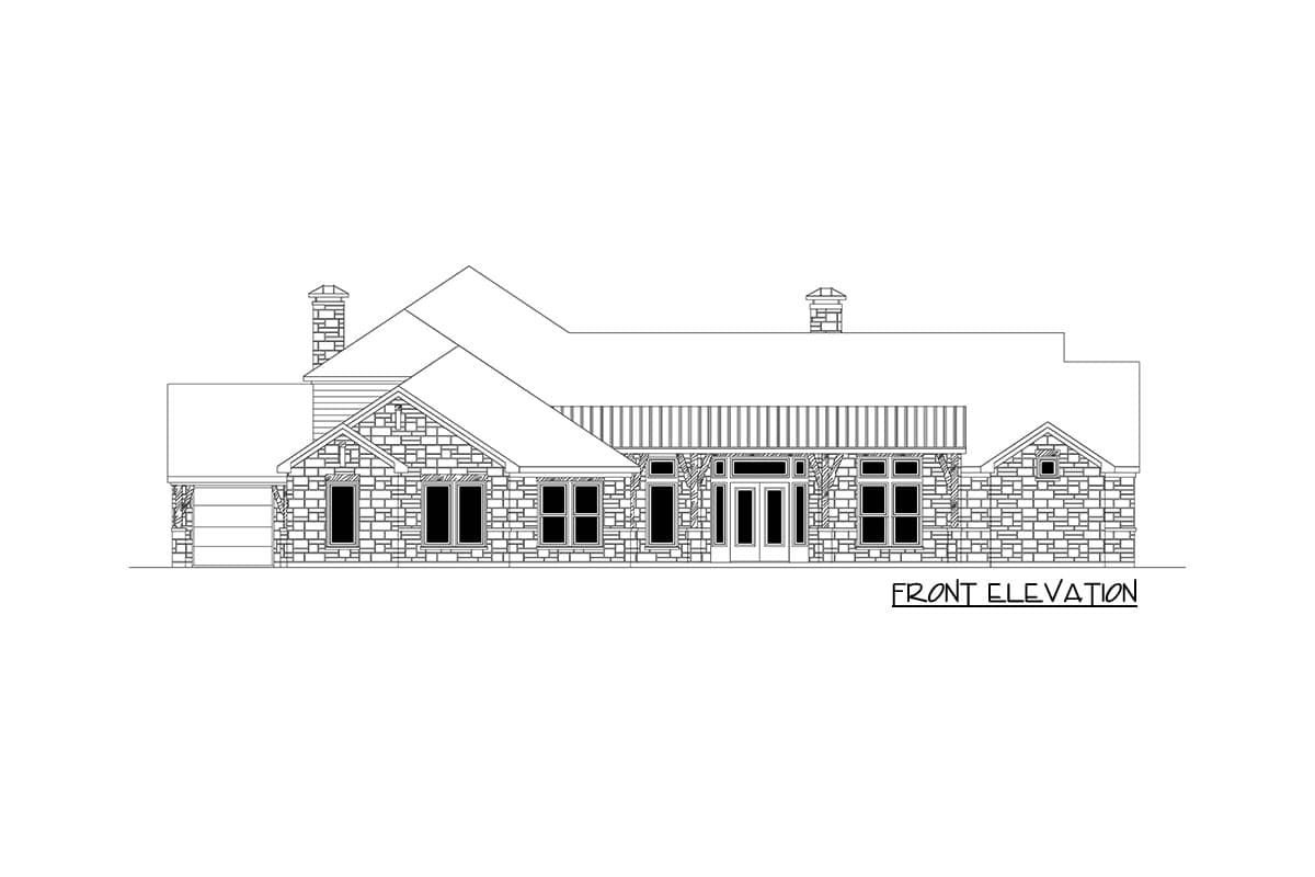 Plan 36540TX: Bright and Airy Hill Country House Plan - Image #35 - Hill Country
