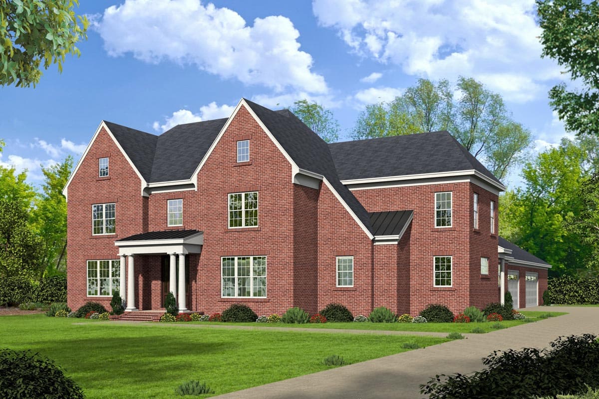 Plan 68489VR: Beautiful 4 Bedroom House Plan with Brick Exterior - 5130 Sq Ft - Image #11 - Traditional