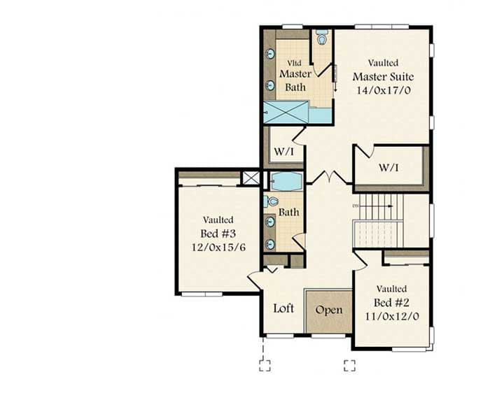 Plan 85182MS: Contemporary House Plan with Casita - Floor Plan - 2nd Floor - Contemporary, Modern, Northwest