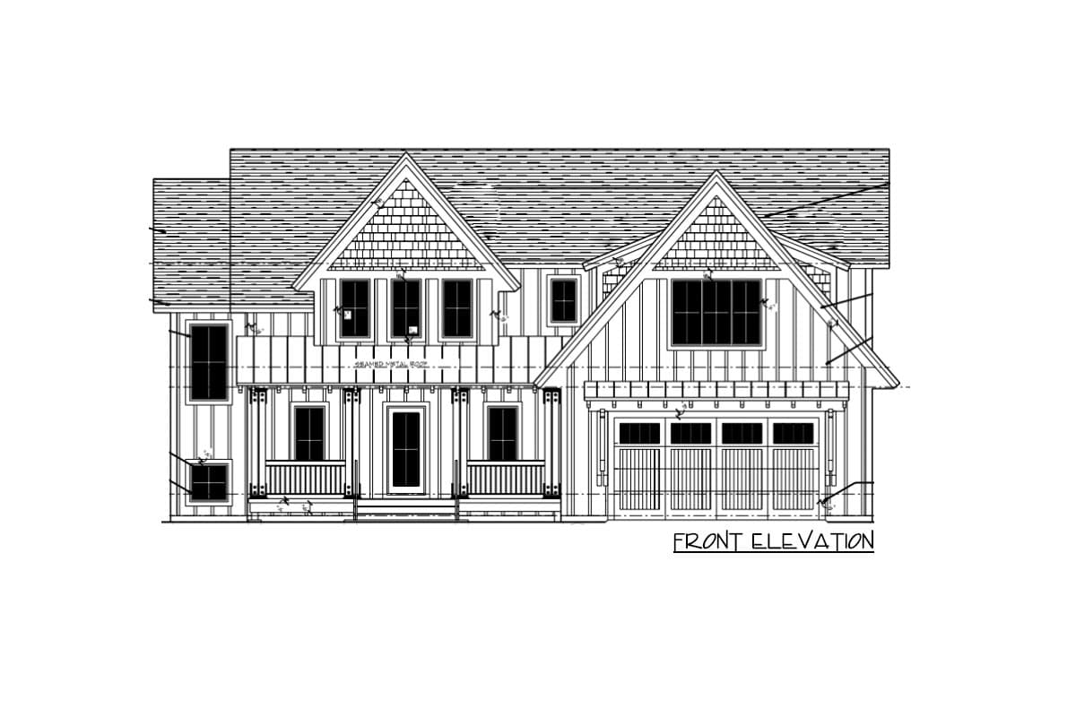 Plan 14654RK: Modern Farmhouse with Optional Finished Lower Level - 3447 Sq Ft - Image #13 - Craftsman, Farmhouse, Modern Farmhouse, New American