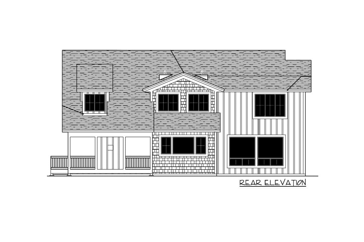 Plan 14654RK: Modern Farmhouse with Optional Finished Lower Level - 3447 Sq Ft - Image #15 - Craftsman, Farmhouse, Modern Farmhouse, New American