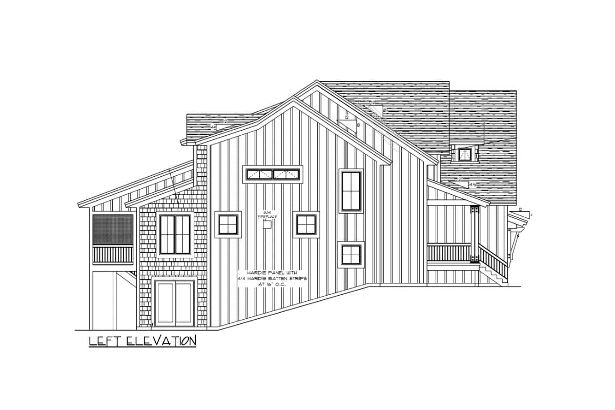 Plan 14654RK: Modern Farmhouse with Optional Finished Lower Level - 3447 Sq Ft - Image #10 - Craftsman, Farmhouse, Modern Farmhouse, New American