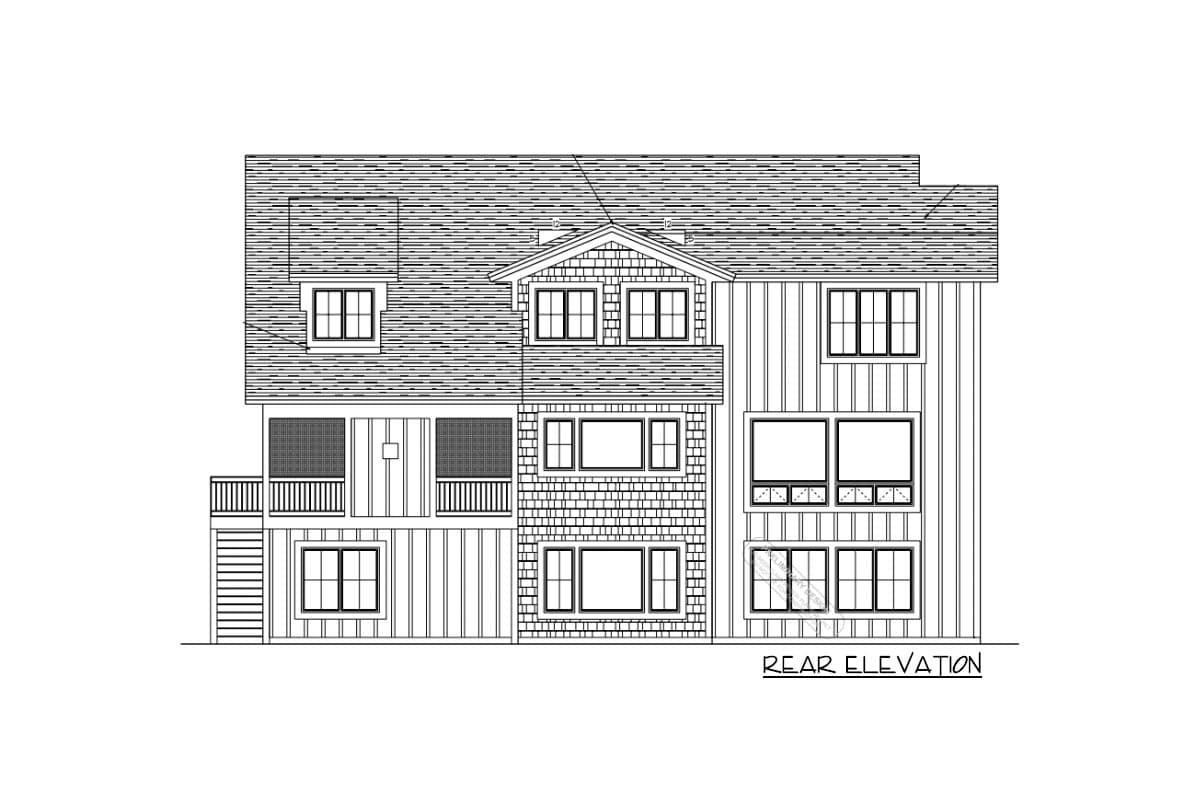 Plan 14654RK: Modern Farmhouse with Optional Finished Lower Level - 3447 Sq Ft - Image #11 - Craftsman, Farmhouse, Modern Farmhouse, New American