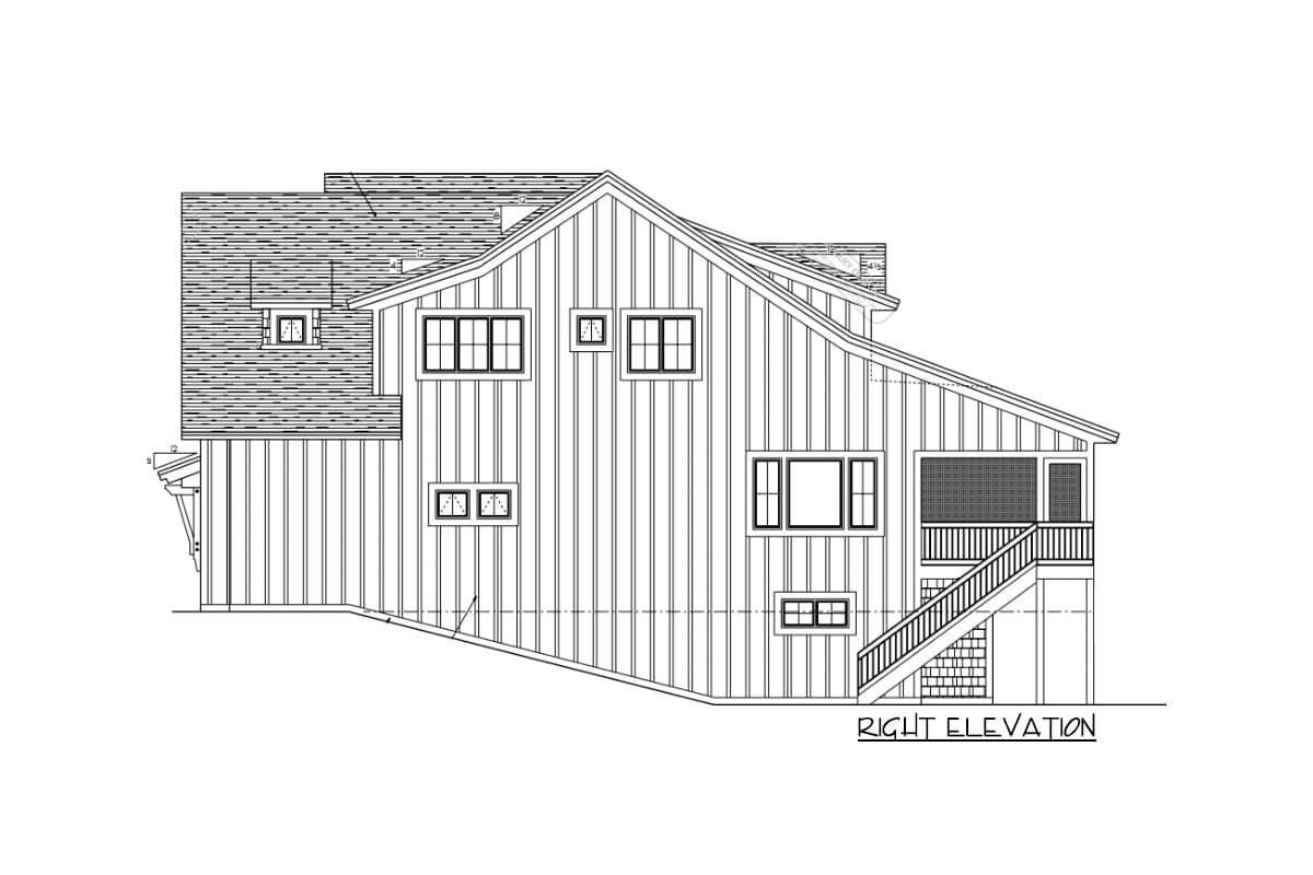 Plan 14654RK: Modern Farmhouse with Optional Finished Lower Level - 3447 Sq Ft - Image #12 - Craftsman, Farmhouse, Modern Farmhouse, New American