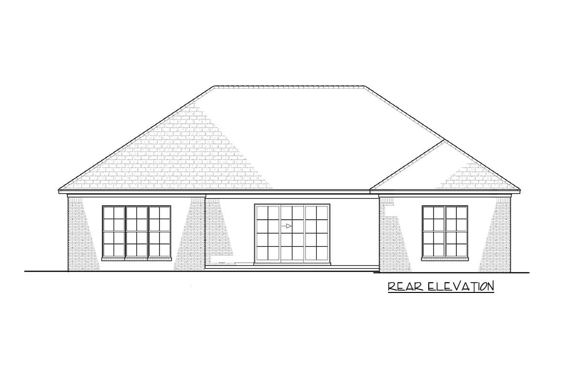 Plan 70556MK: 3-Bed Charmer with Vaulted Great Room - 1745 Sq Ft - Image #19 - Traditional