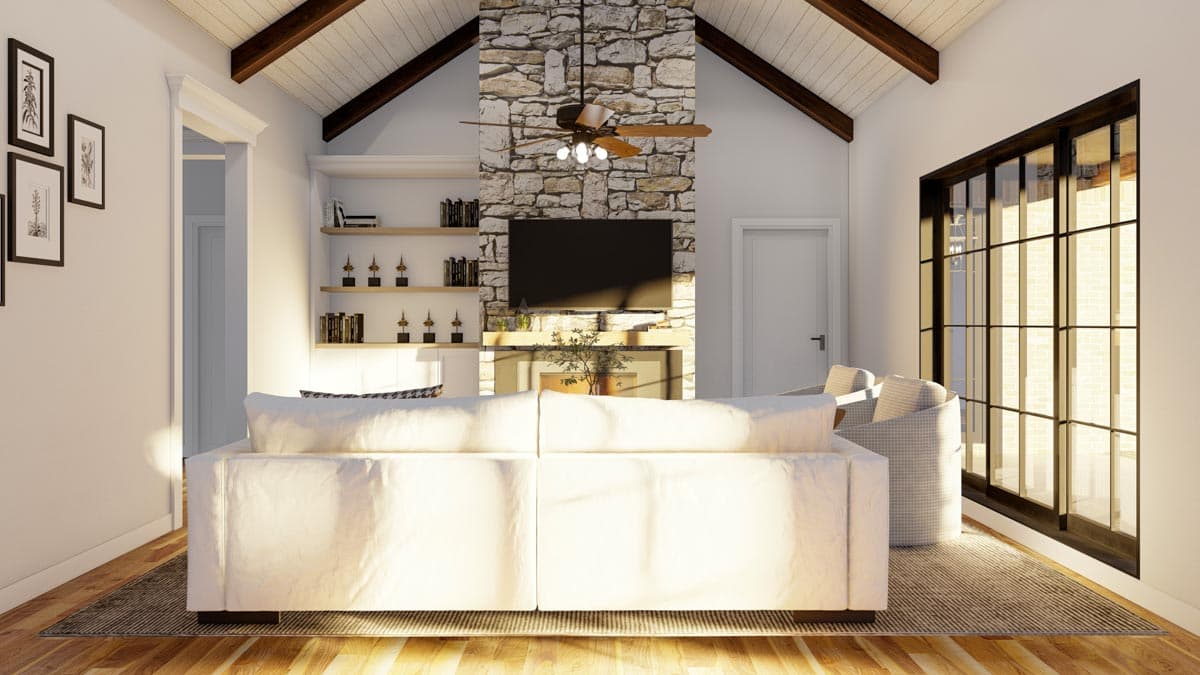Plan 70556MK: 3-Bed Charmer with Vaulted Great Room - 1745 Sq Ft - Image #9 - Traditional
