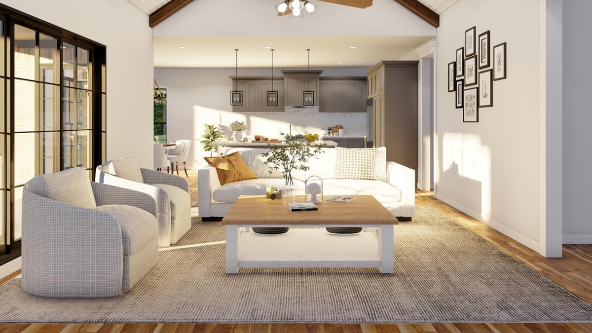 Plan 70556MK: 3-Bed Charmer with Vaulted Great Room - 1745 Sq Ft - Image #11 - Traditional
