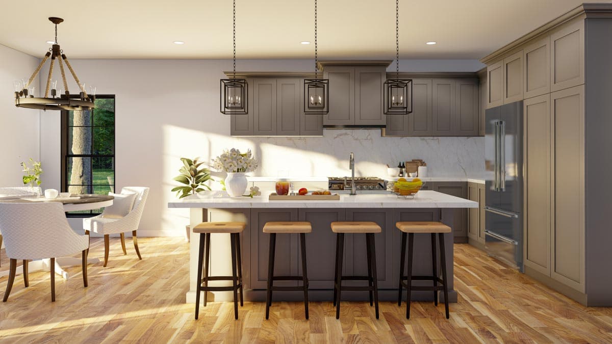 Plan 70556MK: 3-Bed Charmer with Vaulted Great Room - 1745 Sq Ft - Image #13 - Traditional