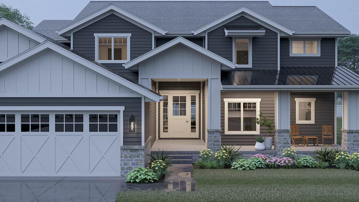 Plan 62669DJ: 4-Bed Comfortable Northwest House Plan with 2-Story Great Room - 3042 Sq Ft - Image #12 - Craftsman, Northwest, Traditional