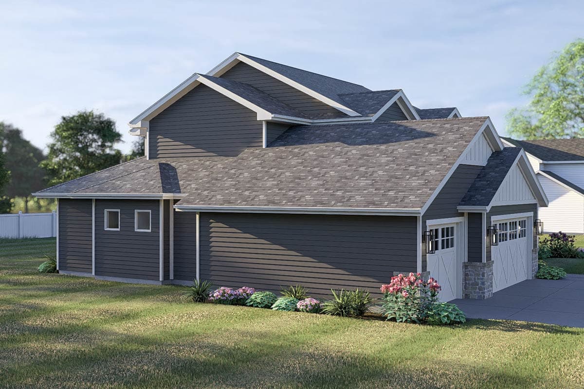 Plan 62669DJ: 4-Bed Comfortable Northwest House Plan with 2-Story Great Room - 3042 Sq Ft - Image #13 - Craftsman, Northwest, Traditional