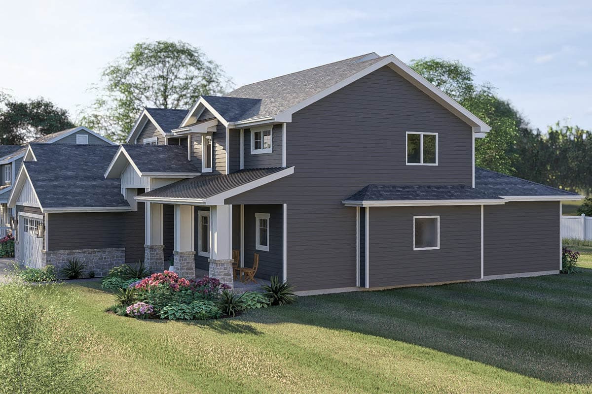 Plan 62669DJ: 4-Bed Comfortable Northwest House Plan with 2-Story Great Room - 3042 Sq Ft - Image #15 - Craftsman, Northwest, Traditional