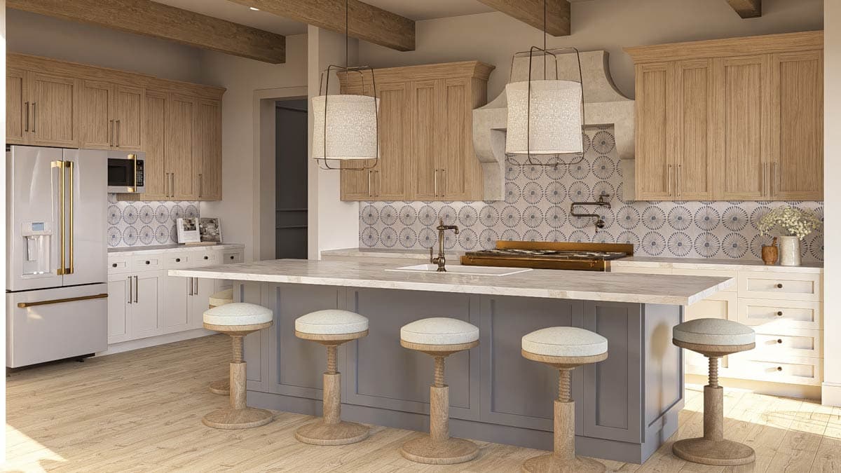 Plan 62682DJ: Luxurious 5-Bedroom Mediterranean House Plan with 2-Story Great Room - 4853 Sq Ft - Image #12 - Mediterranean, Spanish, Tuscan