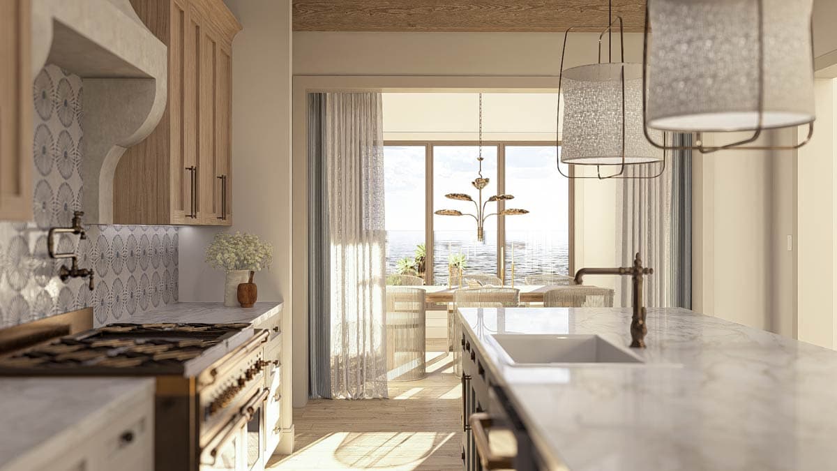 Plan 62682DJ: Luxurious 5-Bedroom Mediterranean House Plan with 2-Story Great Room - 4853 Sq Ft - Image #13 - Mediterranean, Spanish, Tuscan