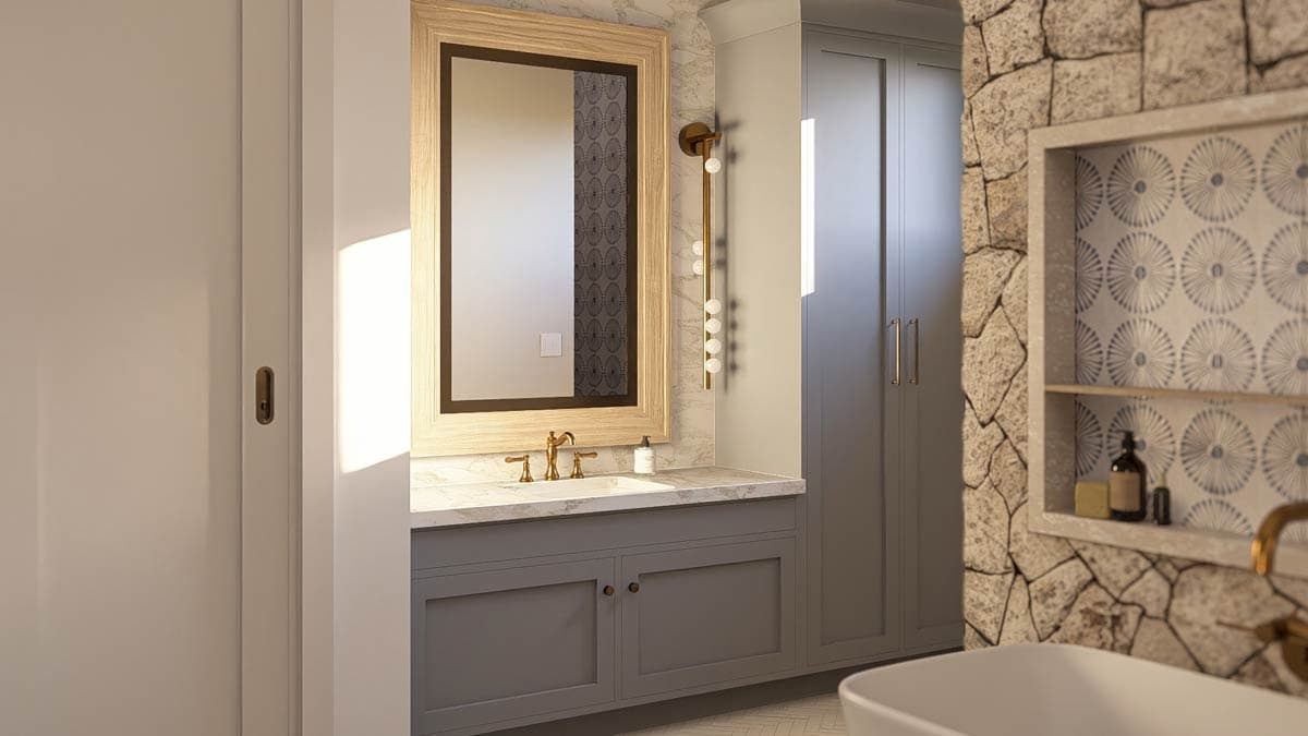 Plan 62682DJ: Luxurious 5-Bedroom Mediterranean House Plan with 2-Story Great Room - 4853 Sq Ft - Image #19 - Mediterranean, Spanish, Tuscan