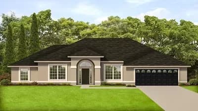 One Level European House Plan