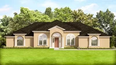 One Level European House Plan