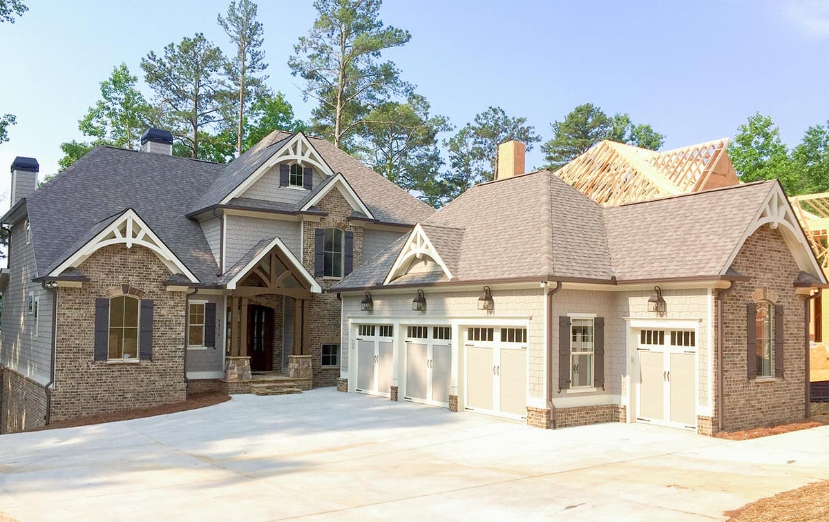 Plan 24370TW: Luxury Craftsman House Plan Idea for a Rear-Sloping Lot - Image #4 - Craftsman, Mountain, Northwest