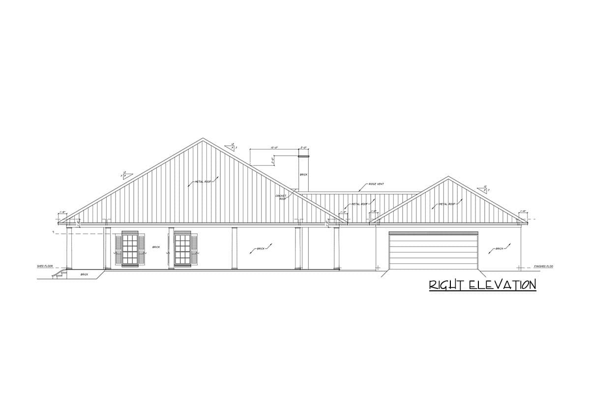 Plan 83900JW: Southern Beauty with Wrap-Around Porch - Image #5 - Southern