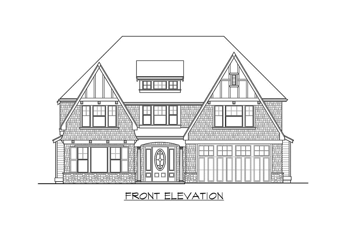 Plan 23689JD: Two Gabled Modern Farmhouse Plan - Image #25 - Country, Farmhouse, New American, Shingle, Traditional