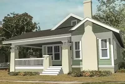 Bungalow with Wrap-Around Porch