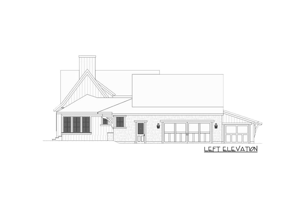 Plan 970053VC: Shingle Style Ranch House Plan with Optional Finished Lower Level - Image #16 - Cape Cod, New American, Ranch, Shingle, Traditional