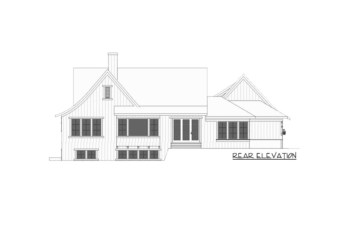 Plan 970053VC: Shingle Style Ranch House Plan with Optional Finished Lower Level - Image #17 - Cape Cod, New American, Ranch, Shingle, Traditional