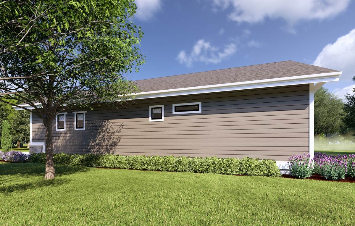 Plan 64437SC: Cozy Bungalow with Optional Finished Lower Level - Image #6 - Bungalow, Craftsman