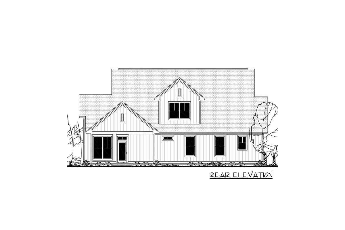 Plan 51765HZ: Exclusive Modern Farmhouse Plan with Flexible Upstairs - Image #9 - Country, Farmhouse, Modern Farmhouse, Southern, Traditional