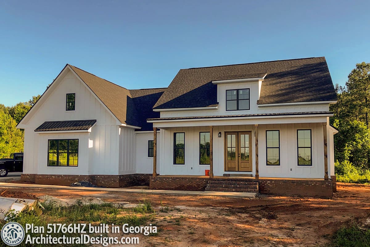 build gallery item - Exclusive Modern Farmhouse Plan 51766HZ comes to life in Georgia