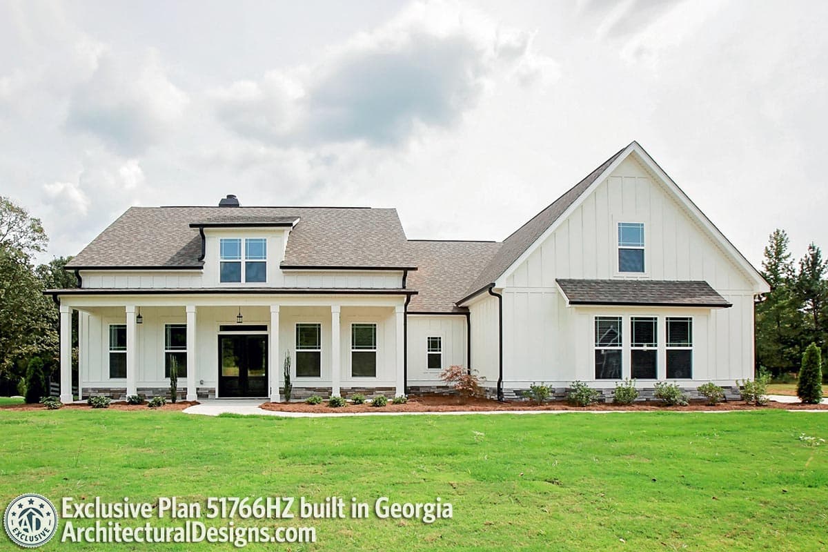 Plan 51766HZ: Mid-Size Exclusive Modern Farmhouse Plan - 2304 Sq Ft - Image #15 - Country, Craftsman, Farmhouse, Modern Farmhouse, New American, Traditional