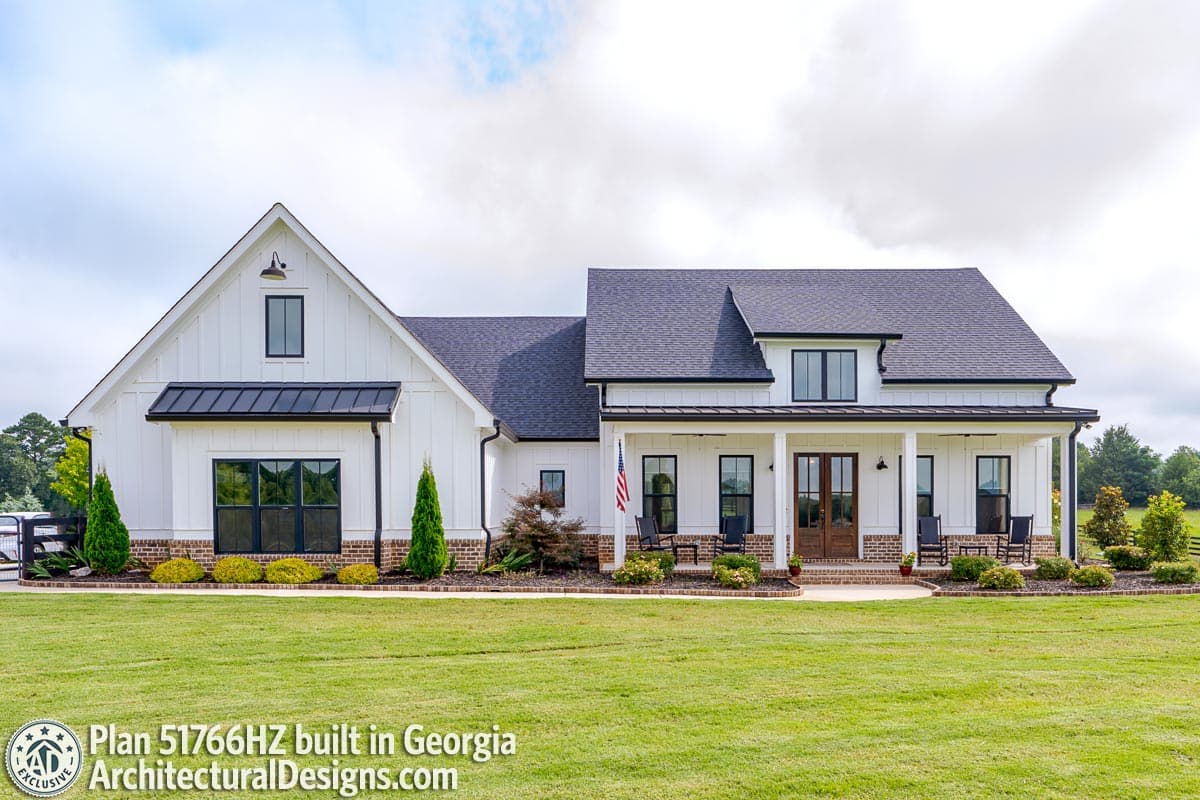 Plan 51766HZ: Mid-Size Exclusive Modern Farmhouse Plan - 2304 Sq Ft - Image #17 - Country, Craftsman, Farmhouse, Modern Farmhouse, New American, Traditional